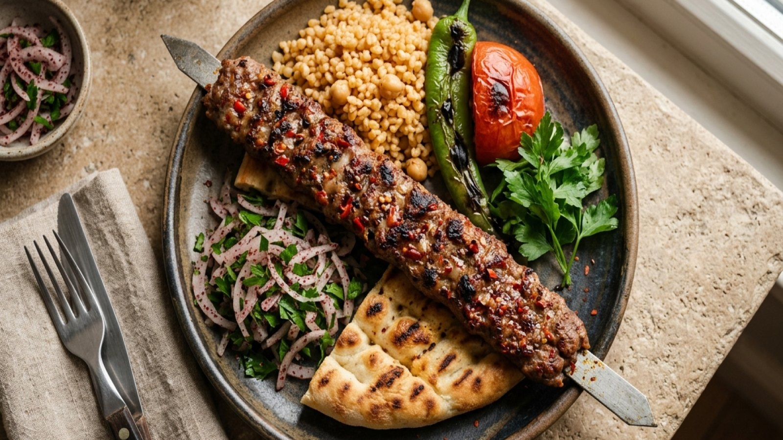 Adana Kebabı (Authentic Mediterranean Recipe)