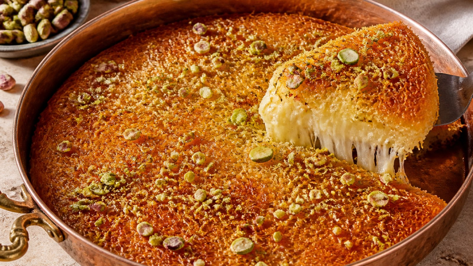 Hatay Usulü Peynirli Künefe (Authentic Mediterranean Recipe)