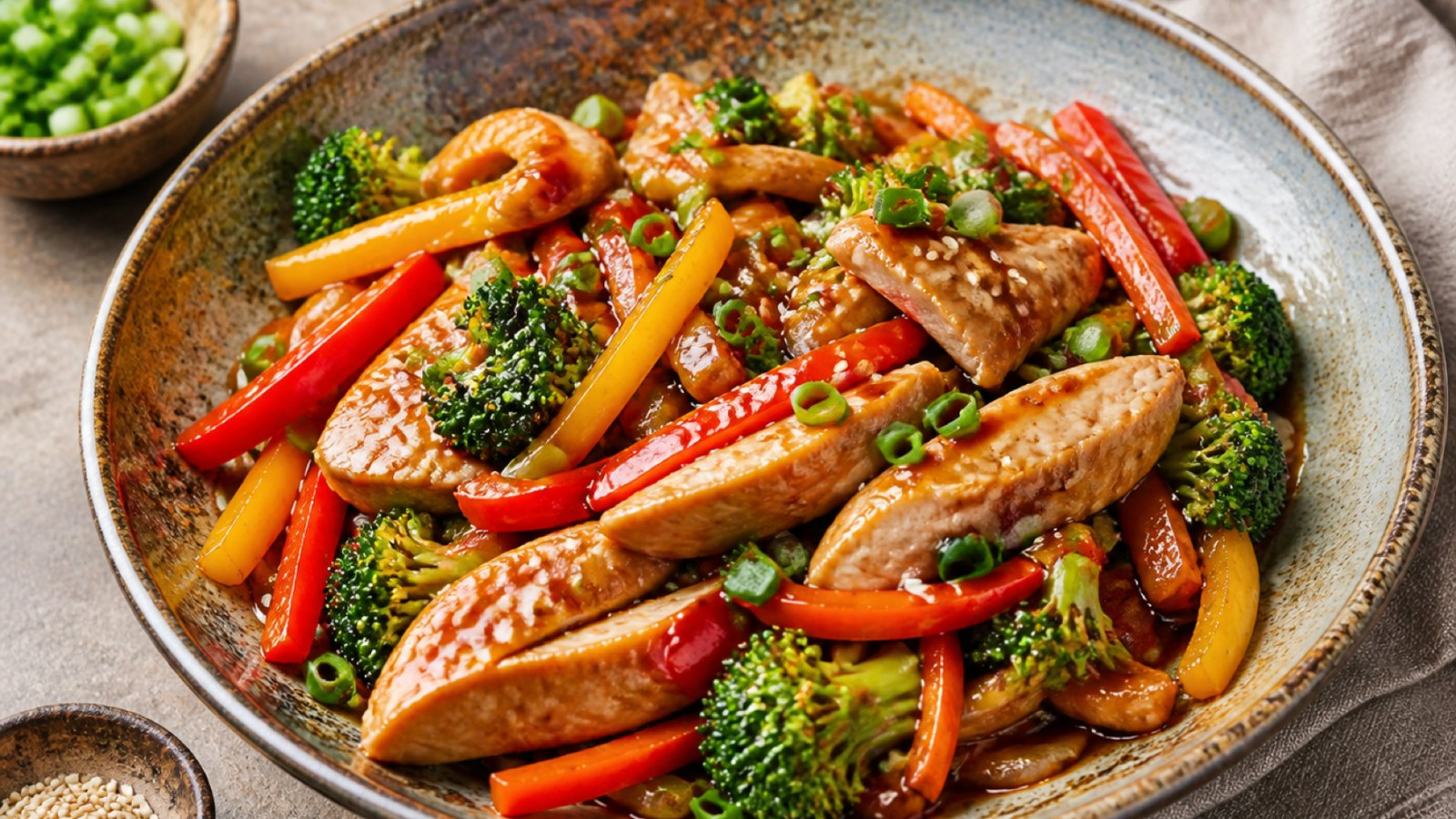 Sebzeli Teriyaki