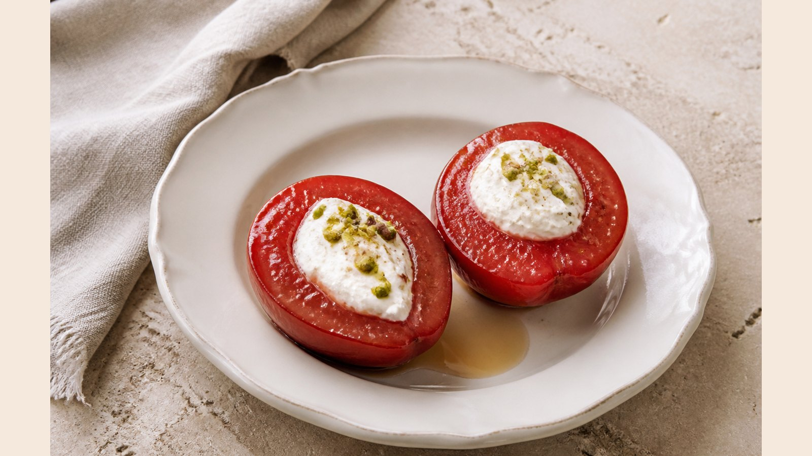 Kaymaklı Fırın Ayva Tatlısı (Traditionelles mediterranes Rezept)