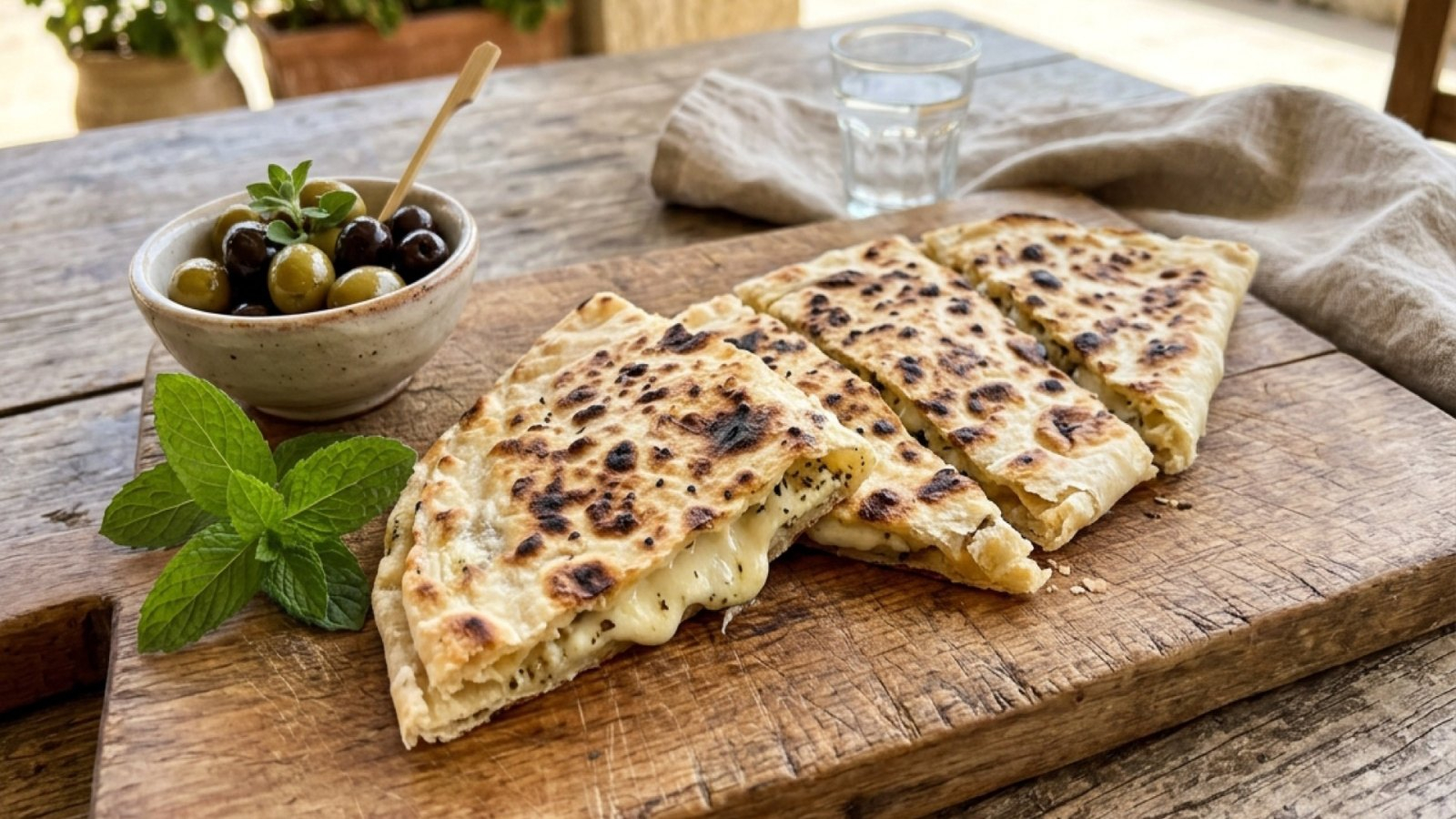 Kıbrıs Hellimli Gözleme (Authentic Mediterranean Recipe)