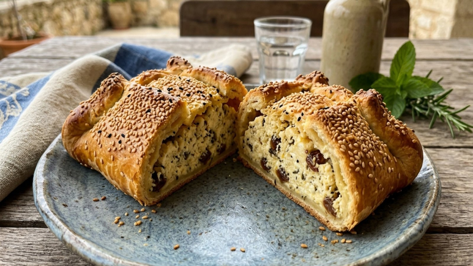 Kıbrıs Usulü Flaouna (دستور پخت اصیل مدیترانه‌ای)